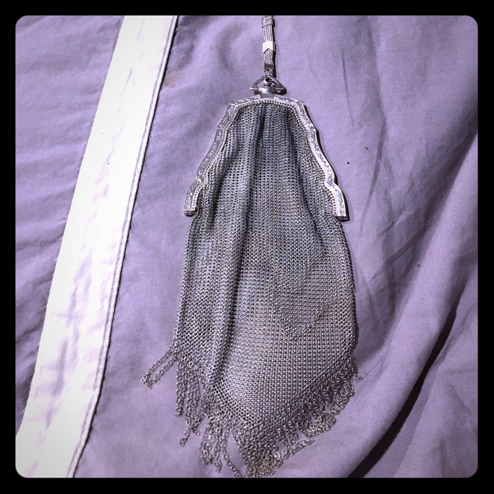 Vintage one of a kind coin pouch bracelet